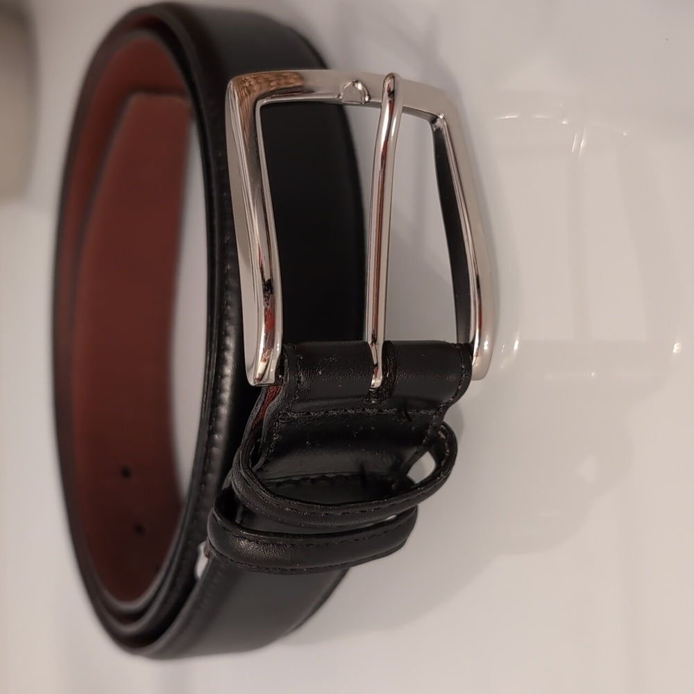 Torino Leather Company Men's Black Belt Size 46